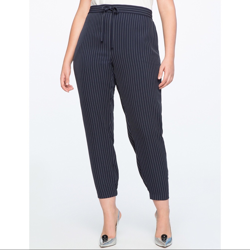 ELOQUII Pinstripe Trouser